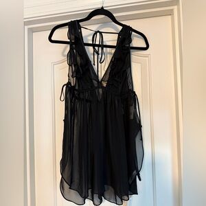 In Bloom by Jonquil Black Lingerie Set